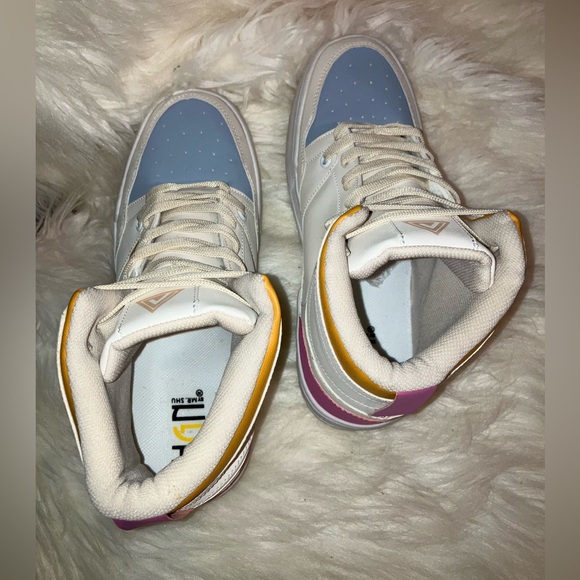 Urban Tennis Halogen by Mr Shu Ankle Boots Beige Sneakers - Picture 8 of 17